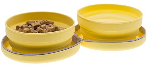 Bandit - Gamelle de Voyage pour Chien - Silicone Pliable - 14 cm | Design Compact Ultra Pratique - Idéal Propriétaires Actifs - Accessoire Portable - Randonnée et Activités de Plein Air