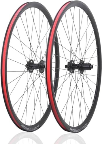 KUNYOS 700C Scheibenbremsen Laufradsatz für Rennräder/Gravelbikes 12X100/12X142mm Aluminiumlegierung Naben Steckachse HG Kassette 32L für 7/8/9/10/11/12 Gänge 120 Klicks