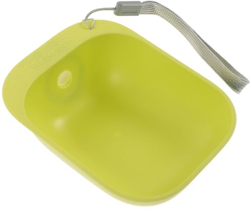 Lurrose Adaptador Dispensador de Agua Portátil para Perros sin Fugas Bebedero Antisalpicaduras Verde para Viajes al Aire Libre y Coche Accesorio Compatible Botella de Agua Estándar para