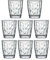 VEILEDGEM [Look Like Glass] 300ml 8-Piece Premium Unbreakable Drinking Glasses Plastic Tumblers Dishwasher Safe BPA Free Small Acrylic Juice Glasses for Kids Plastic Water Glasses (Clear)