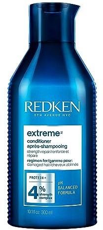 Redken Extreme Conditioner | Anti-Breakage & Protection for Damaged Hair | Strengthen and Fortify Hair | Infused With Proteins | For Weak, Brittle Hair | 10.1 Fl Oz