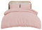 funky gadgets King Pink Bettbezug-Set, Polyester-Mikrofaser, gebürsteter Stoff mit 2 Kissenbezügen