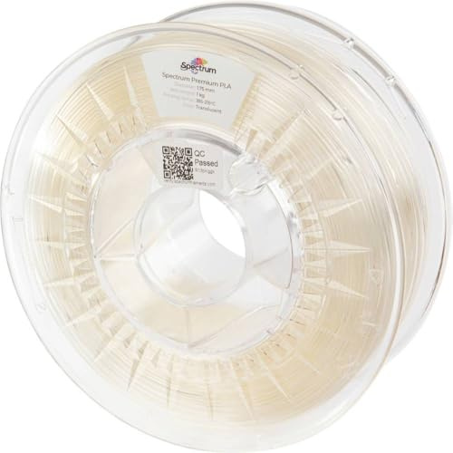 SPECTRUM Premium Filament PLA 1,75mm 1kg Translucent