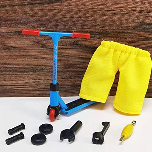 Tixiyu Finger Roller Set,Skate Rampe Pro Griffbrett mit Mini Roller Werkzeuge Und Finger Board Zubehör Griff, Mini Finger Roller Interaktive Finger Spielzeug Neuheit Sensorische