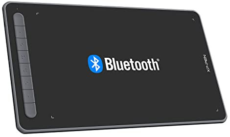 Wireless Drawing Tablet-XP-PEN Deco LW 10x6In Bluetooth Graphic Tablet with Battery-Free X3 Digital Stylus Wireless Drawing PAD Compatible with Chrome, Windows 11, Linux, Mac, and Android(Black)