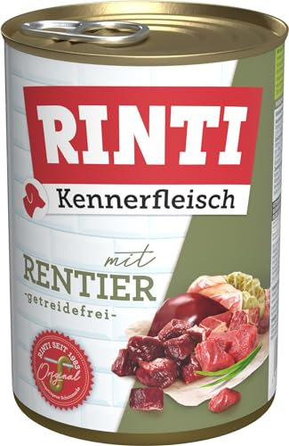 RINTI Kennerfleisch Dose | Rentier | 12x400g
