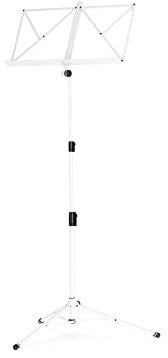 Gravity NS 441 W Compact Folding Music Stand with Carry Bag White