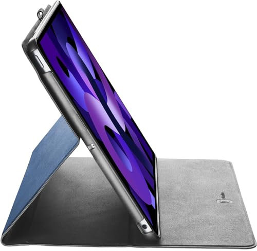 Cellularline - Folio - iPad Air 10.9 (2022/2020) - Pro 11'' (2018) - Custodia per Tablet con Funzione Stand con 3 livelli di Inclinazione - Protezione Angoli - Compatibile con Sleep Mode - Blu