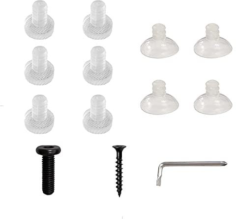 Fimghsoo Protège-Pieds de Table + Vis, Accessoires pour Pieds de Table en V H45cm