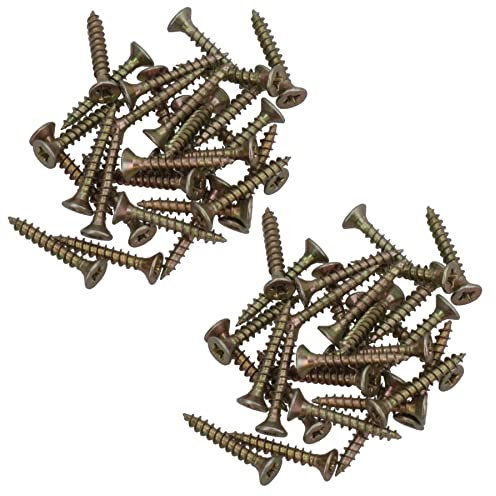 3mm x 20mm Countersunk Wood Chipboard Screw Fasteners PZ1 Drive 60pc