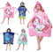 Mokani Poncho De Bain Enfant, Microfibre Ultra Doux Et Absorbant, Serviette De Plage À Capuche pour Cape Salle De Bain, Piscine, Plage - Filles Garçons 6-14 Ans
