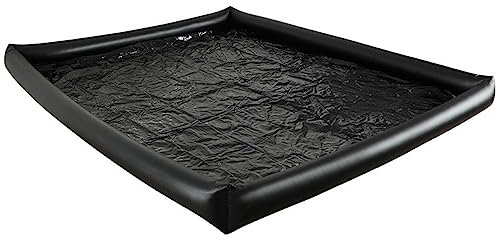 LEgdor Aufblasbares Laken, Aufblasbares Massagelaken, Schwarzes, Langlebiges, Wasserdichtes PVC-Laken Mit Aufblasbaren Seiten, Massage-Therapielaken
