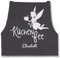 Schürze - Damen Frauen - Küchenfee mit Name I Kochschürze Küchenfee - 85x69 - Anthrazit - personalisierte geschenke küche kochschuerze koch kochschürzen küchenfee+schürze schürtze kochen
