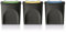 Lot de 3 poubelles KEDEN SORTIBOX 100% plastique recyclé, noir, 75L