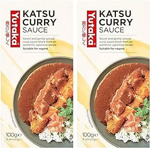 Xihaha Japanese Katsu Curry sauce 4 servings 100g (Pack of 2)