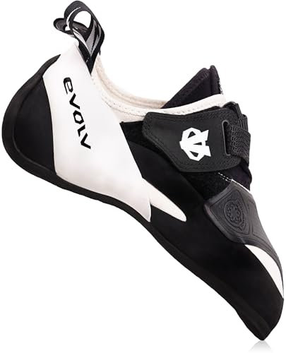 Evolv V6 - Fortschrittlicher Kletterschuh für Bouldern & Indoor-Klettern, Farbe:1000-GRAY / BLACK, Größe:EUR 41.5 / UK 7.5 / US MEN 8.5 / US WOMEN 9.5