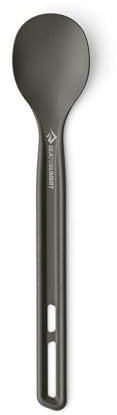 Sea to Summit - Frontier Ultralight Spoon - Long Handle - Lightweight - Stacks with Frontier Cutlery Pieces - Hard Anodised Aluminium Camping Dinnerware - Smooth Matte Finish - 12g