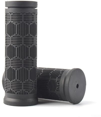 2 x Fahrradgriffe, lang, kurz, Gummi, rutschfeste Gummigriffe, 70–125 mm Länge, Mountainbike-Griff, Schaltung, Fahrradgriffe für , Rennrad, Mountainbike (90 mm + 75 mm)