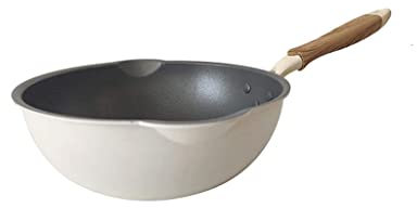 FEIGUO Pentole Padella Antiaderente Pentole da cucina Padella antiaderente Cucina Wok con manico Pentola (D 24 cm) (D 24 cm)