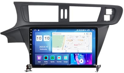 Radio navigatore satellitare Doppio DIN per C-itroen C3-XR 2010-2018 Lettore multimediale Touch Screen da 9'' unità Principale con WiFi DSP SWC Carplay,Car Audio,M6 PRO Plus3