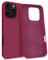 MyGadget Custodia compatibile con iPhone 16 Pro Max - Hardcase con Strato Microfibra & Cover Silicone Resistente - Protezione Antigraffio & Antiurto - Bordeaux