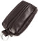 Charmoni - Portefeuille Homme - Porte Monnaie - Multi Poches - Double Zips - en Cuir véritable - pour Homme (1, Marron foncé)