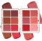 Palette con 12 colori di blush opaco in crema, trucco viso a lunga durata, a prova di macchia, aspetto naturale, sfumabile, cruelty free