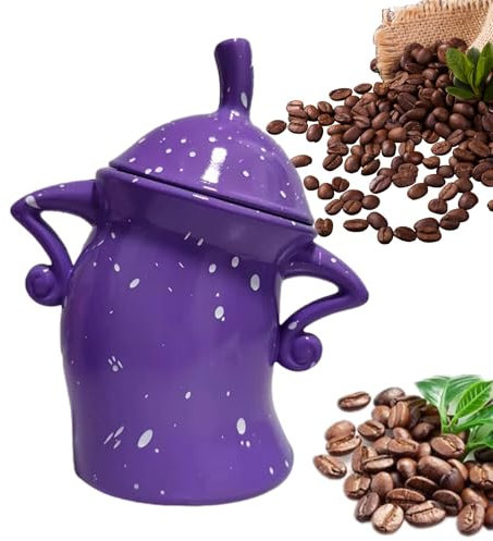 Canister With Attitude Tea Pot, Cute Food Storage Jar with Airtight Lid, Attitude Canister Sweet Jars, Funny Tea Coffee Sugar Canisters, Decorative Home Kitchen Jars For spices Bath Salt Tea Coffee
