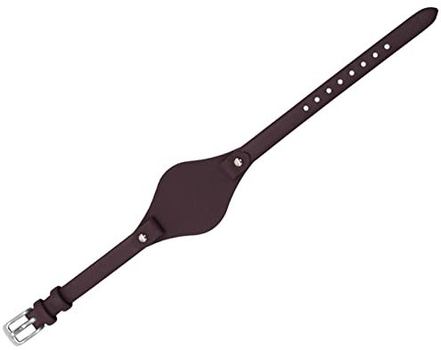 EAMOM Cinturini in vera pelle per Fossil ES3077 ES2830 ES3262 ES3060 eleganti cinturini per orologio da donna piccolo braccialetto, 8mm rose gold clasp, Agata