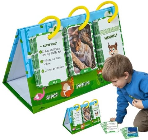 Animal Learning Flash -Karten, Tierkognitionsblitzkarten 69X Realistische