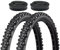 2er Set Fahrradreifen 24x1,95 Zoll 50-507 mit Fahrradventil Schläuchen DV