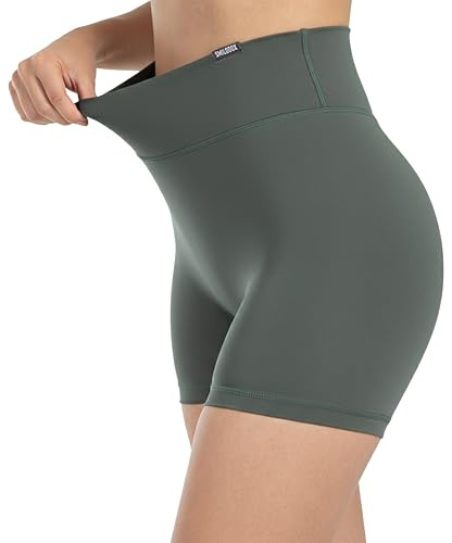 SMILODOX Shorts Damen SoftFeel Lavina, High Waist Yogashorts, atmungsaktiv & schnelltrocknend, 4-Wege-Stretch, enganliegende Radlerhose, ideal für Yoga, Pilates & Studio-Workouts