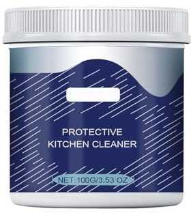 Allzweckreiniger Küchenfronten Reiniger, 2025 Neu Multi-purpose Oil Cleaning Paste, Abflussreiniger Spülmaschinenreiniger, Backofenreiniger Putzmittel für Glas Keramik Edelstahl (1PC)