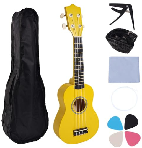 Flaroey C 21-Inch Mini Ukulele, Entry-Level for Beginners, Four-String Small Guitar, Children'S Musical Instrument