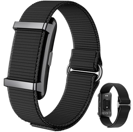 qiunhang Smart Bracelet Fitness Trackers for Men Women, Smart Watch 24/7 Heart Rate Sleep Stress HRV Monitor, 170+ Sports Modes, 2 Bands, Free APP
