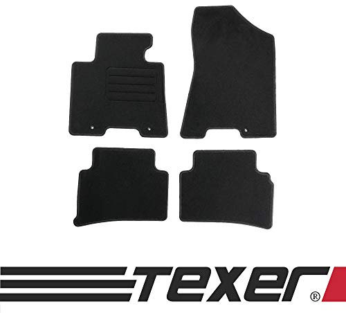 Car Mat Co TEXER Textil Fußmatten Passend für Hyundai Tucson III Bj. 2015- Basic