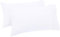 Amazon Basics Kissenbezug mit Fadenzahl 400, aus Baumwollsatin, 50 x 80 cm, 2 Stück, Weiß