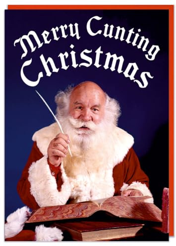 Dean Morris Cards Vulgar Offensive Humour Card - Merry C*nting Christmas