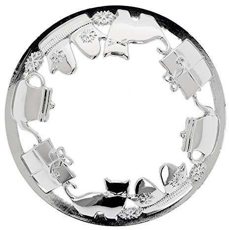 EXCLUSIVE Candle Topper/JAR Topper LID Favorite Things Chrome
