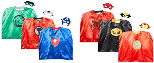 Hikidye Kids Dress up Costume for Boys, Kids Party Mask Capes Dress up for Boys Kids Toys Age 3 4 5 6 7 8 Year Old Boy Gifts, Toys Gifts for 3-8 Boys Toddler Dressing up Clothes Easter Gifts for Kids
