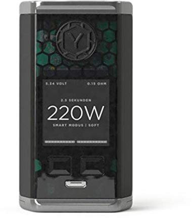 Lynden PWR 220W TC Box Mod Akkuträger Farbe Schwarz
