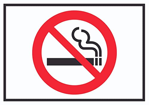HB-Druck Rauchen verboten Symbol Schild A4 (210x297mm)