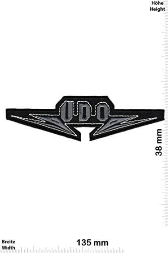 Udo Heavy Metal Band Aufnäher Besticktes Patch zum Aufbügeln Applique