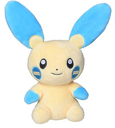 Minun Sitting Cuties Plush - 15.5 cm