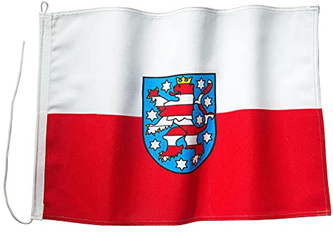 Bootsflagge Thüringen 30 x 45 cm.