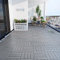 10PCS Indoor Outdoor Square Plastic Wood Flooring Tiles Patio Garden Pools Wooden Decks Slabs Decking Floor Interlocking Tiles,30cmx30cm (Grey)