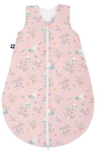 Julius Zöllner Sommerschlafsack, 0,5 TOG, waschbar bei 60°C, Made in Germany, Oeko TEX Standard 100, Rosalie, Gr. 80