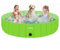 Faltbarer Hundepool für Hunde, Hunde-Polsterbecken, tragbar, für Hundebad, Kunststoff, groß, hart, Kinder-Pool (grün, 160 x 30 cm)