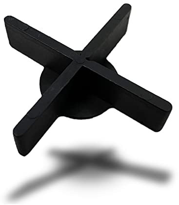 VERLEGEHILFEN Fugenkreuze 2, 3, 4, 5, 6, 8, 10 mm für Terrassenplatten Fliesen/Höhe 10 oder 20 mm/T-Stück durch Bruchstelle, für Platten Pflaster Terrasse Balkon (100, 3 mm x 10 mm + Bodenplatte)