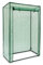 Set de 2 Invernaderos de Tomates, Cubierta de Polietileno, 150 x 100 x 50 cm, con Techo Inclinado, Resistente, Verde